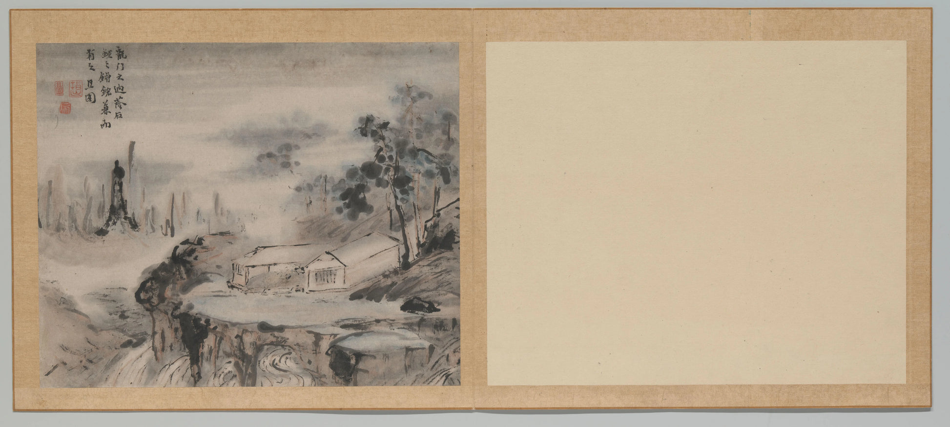 Schildering – Gao Qipei Vintage Landscape Art Print | Wall Art Poster