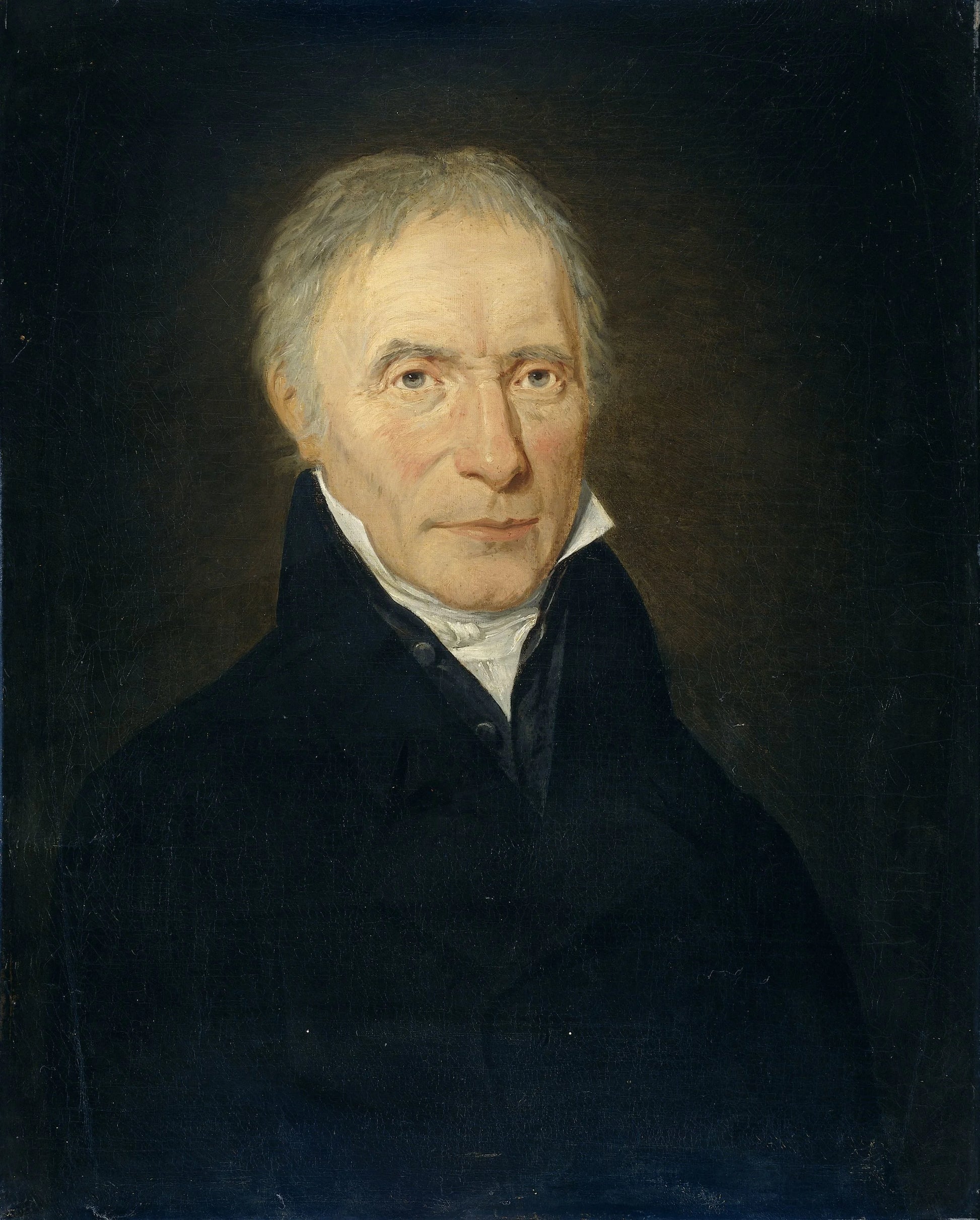 Portrait of Heinrich Gottfried Theodor Crone, Founder of the H.G.Th. Crone Company in Amsterdam – Jan Philip Simon Vintage Portrait Art Print | Wall Art Poster