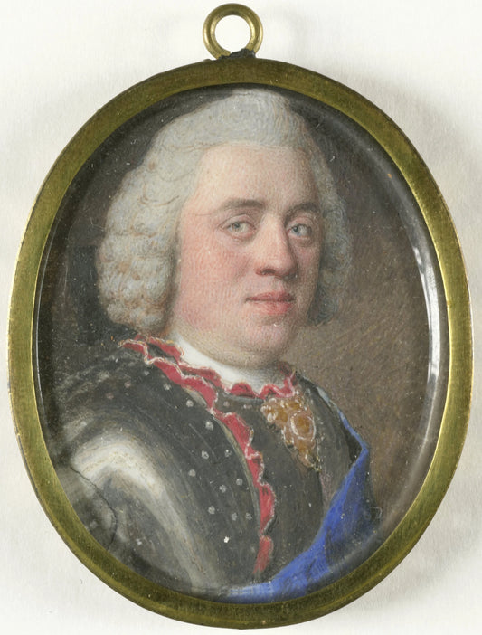 Portret van de Stadhouder Willem IV (1711-51), prins van Oranje Nassau – attributed to Jean-Etienne Liotard Vintage Art Print | Wall Art Poster