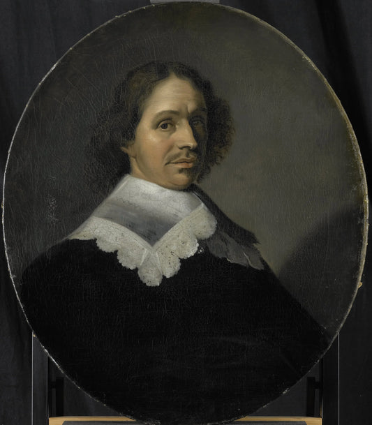 Portrait of Paulus Verschuur, Served seven terms as Burgomaster of Rotterdam and also Director of the Rotterdam Chamber of the East India Company, elected 1651 – Pieter van der Werff Vintage Portrait Art Print | Wall Art Poster