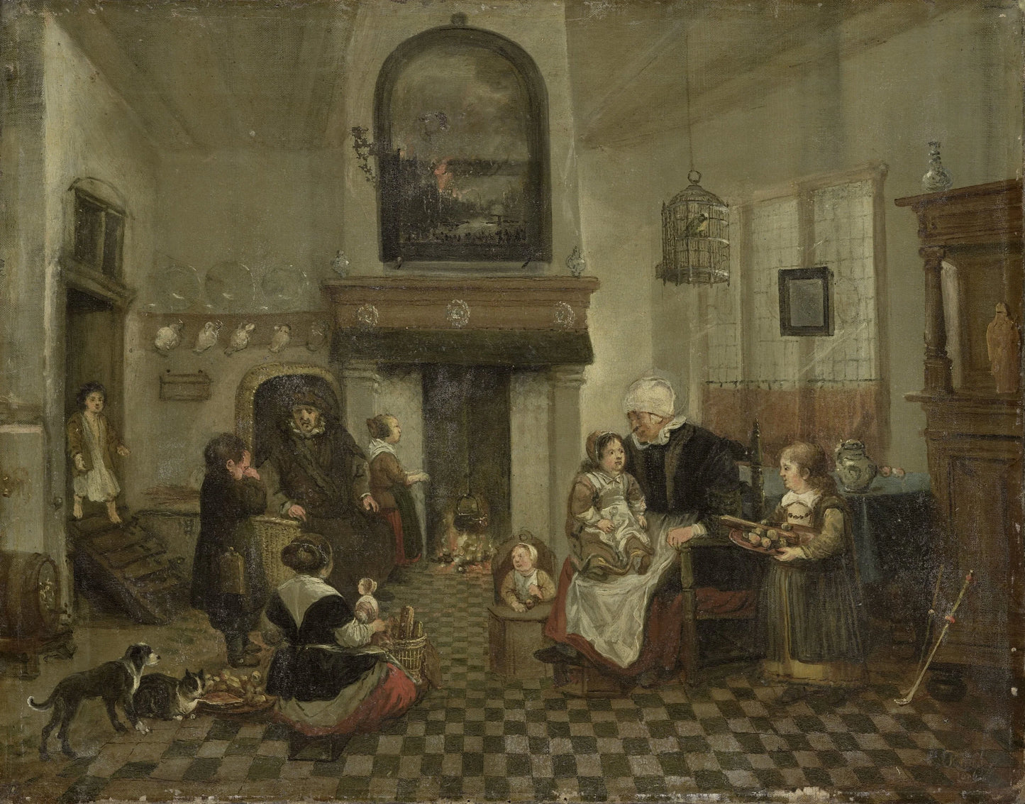 Sint Nicolaasfeest – anonymous Vintage Art Print | Wall Art Poster
