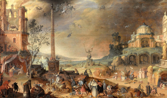 Witches' Sabbath – Claes Jacobsz. van der Heck (eigenhandig gesigneerd) Vintage Art Print | Wall Art Poster