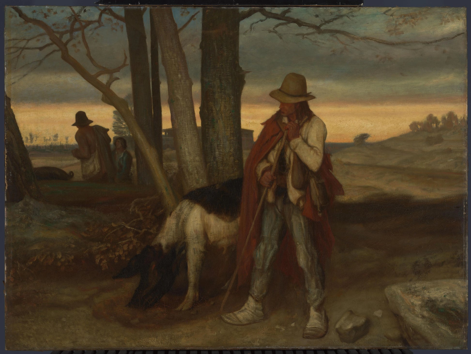 Searching for Truffles – Alexandre-Gabriel Decamps Vintage Art Print | Wall Art Poster