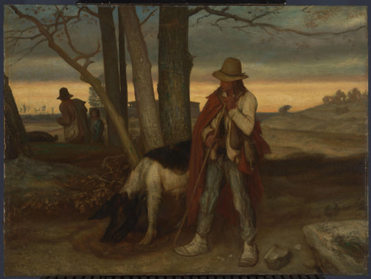 Searching for Truffles – Alexandre-Gabriel Decamps Vintage Art Print | Wall Art Poster