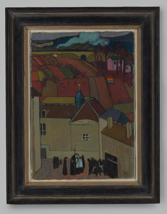 Burial in My Own Neighbourhood – Maurice Denis (signed by artist) Vintage Landscape Art Print | Wall Art Poster