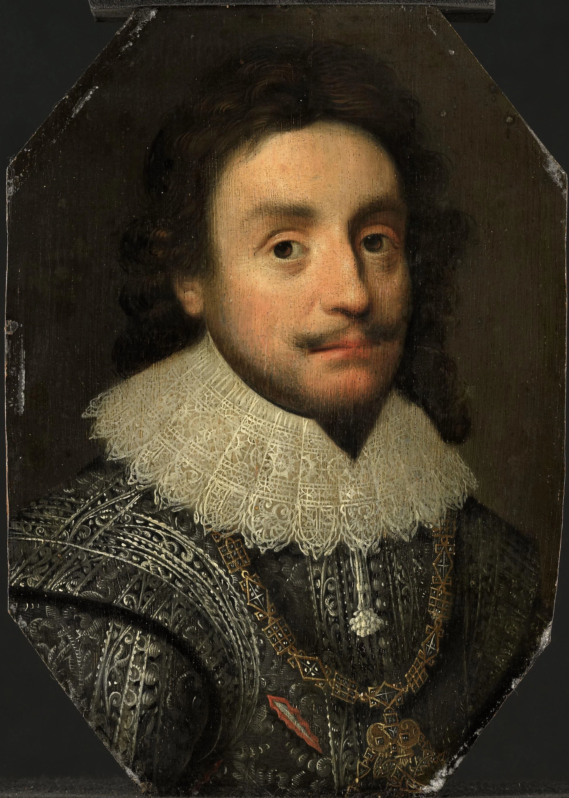 Portrait of Frederick V (1596-1632), Elector of the Palatinate – kopie naar Michiel Jansz. van Mierevelt Vintage Portrait Art Print | Wall Art Poster