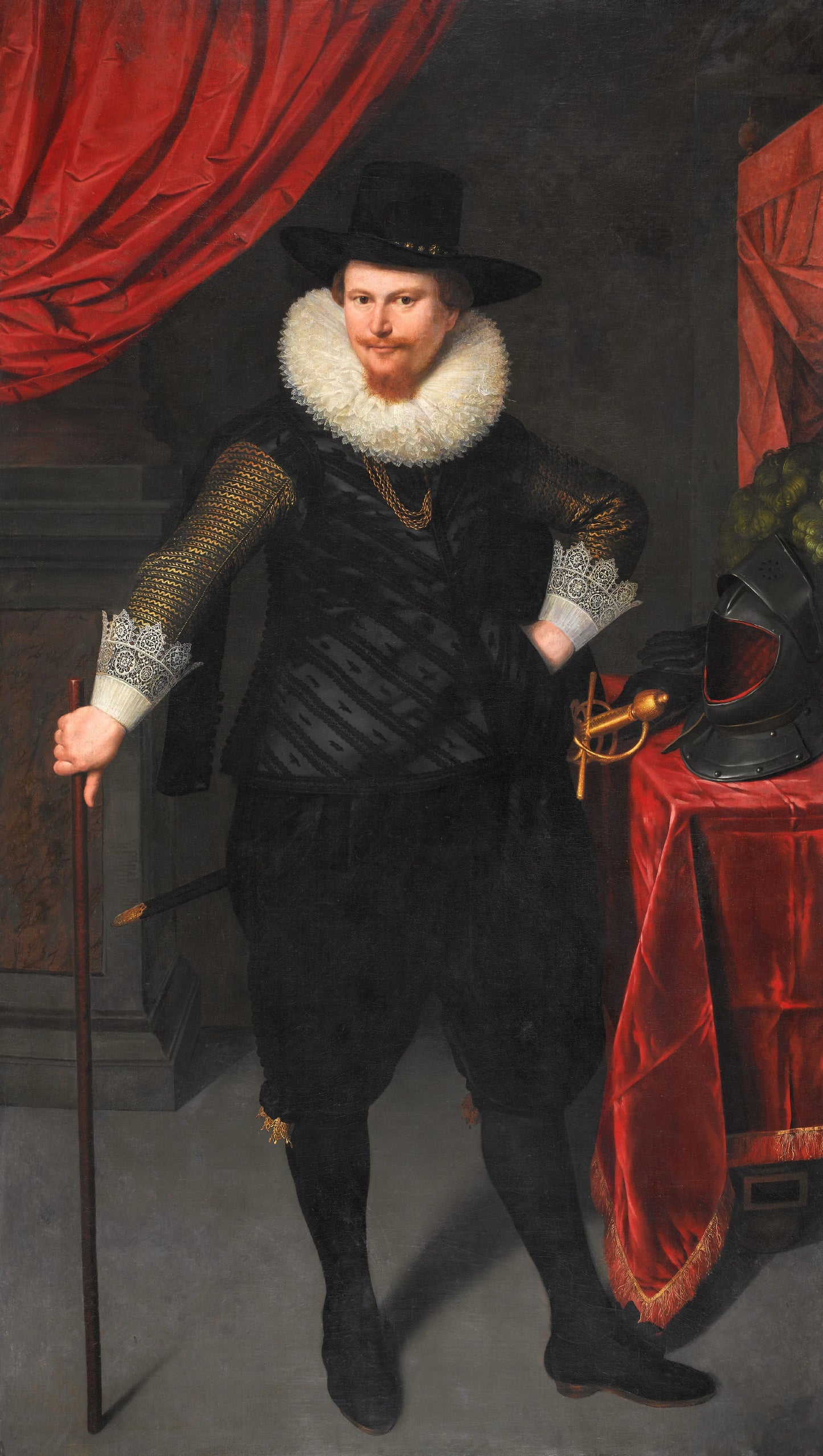 Portrait of Laurens Reael (1583-1637) – Cornelis van der Voort Vintage Portrait Art Print | Wall Art Poster