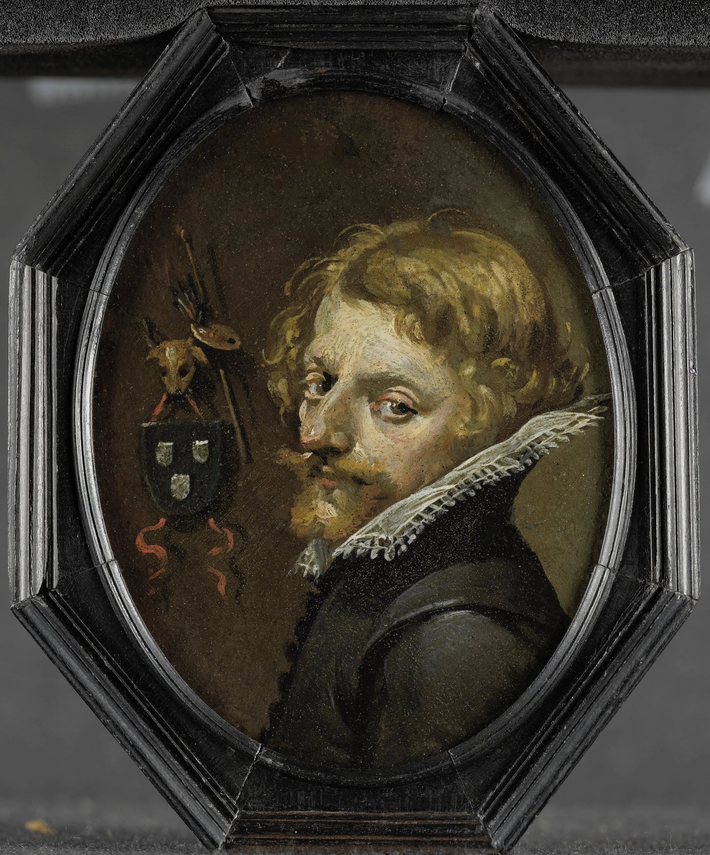 Portret van een schilder (een zelfportret ?) – anonymous Vintage Self-Portrait Art Print | Wall Art Poster