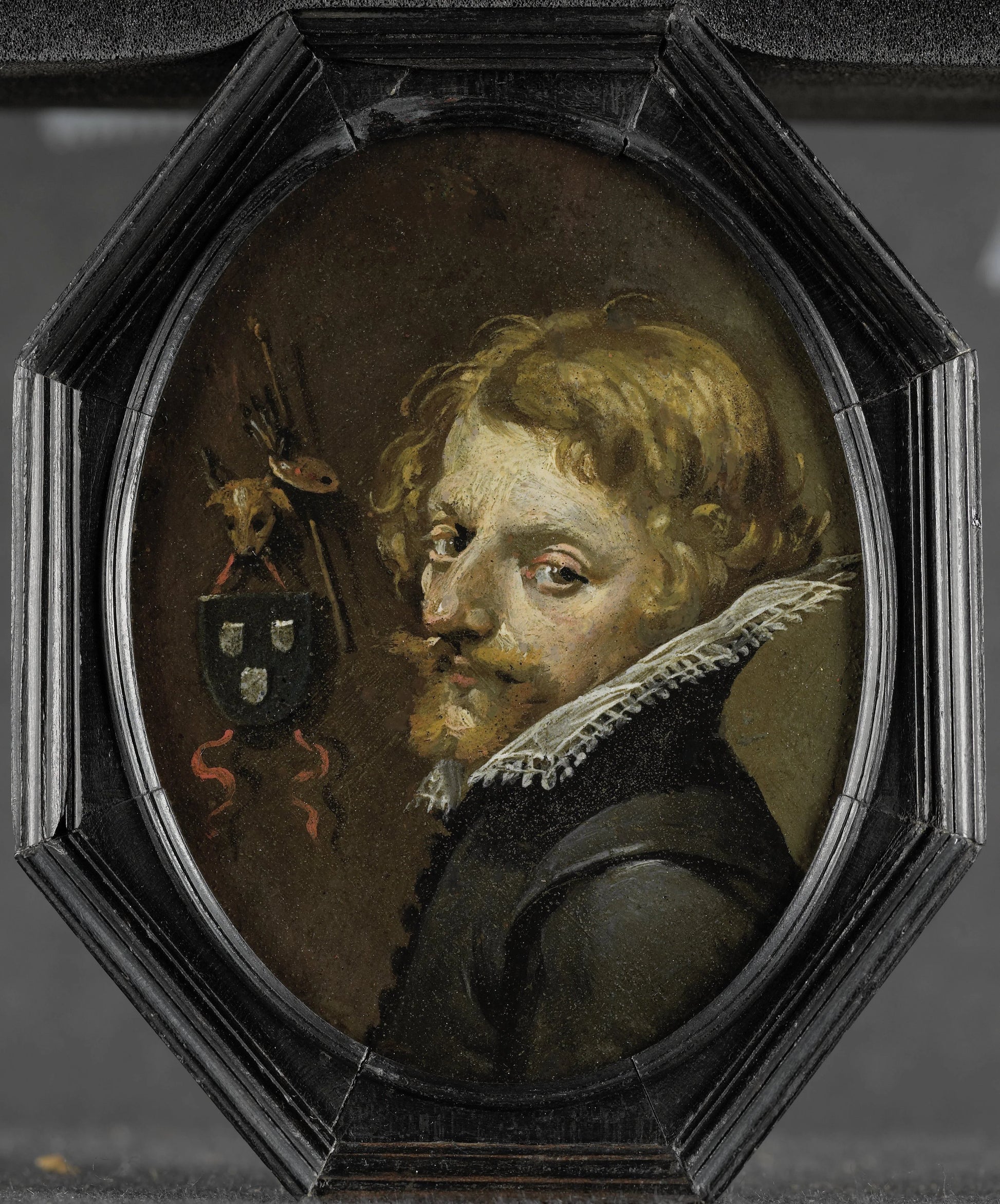 Portret van een schilder (een zelfportret ?) – anonymous Vintage Self-Portrait Art Print | Wall Art Poster