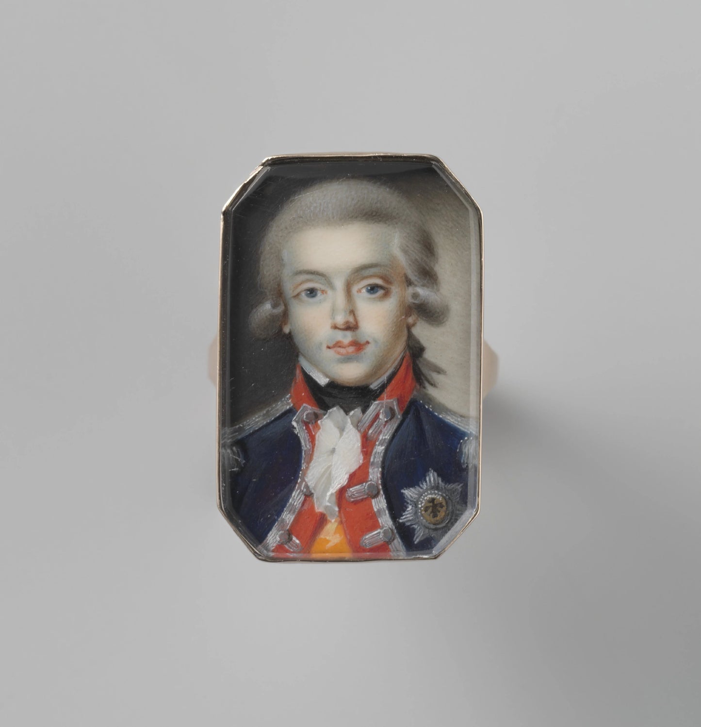 Ring met portret van Willem George Frederik, prins van Oranje-Nassau – anonymous Vintage Art Print | Wall Art Poster