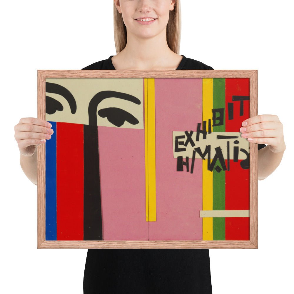 Design for cover of Exhibition H. Matisse by Henri Matisse, Framed poster