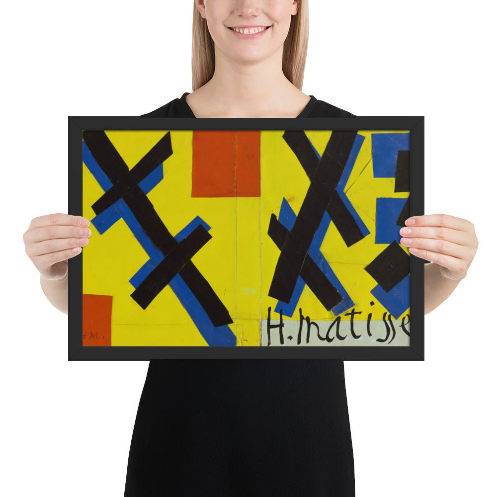 Design for cover of Matisse His Art and His Public by Henri Matisse, Framed poster