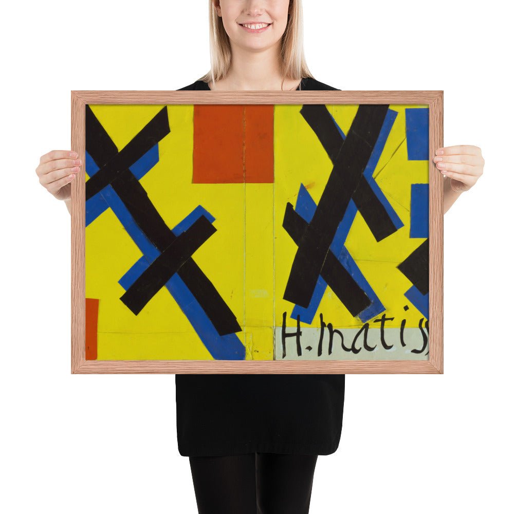 Design for cover of Matisse His Art and His Public by Henri Matisse, Framed poster