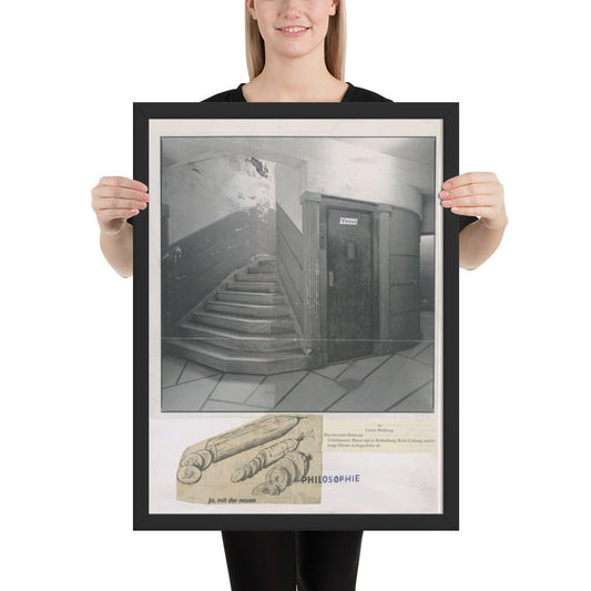Design for Tannhäuser by Albert Oehlen and Rainald Goetz, Framed poster