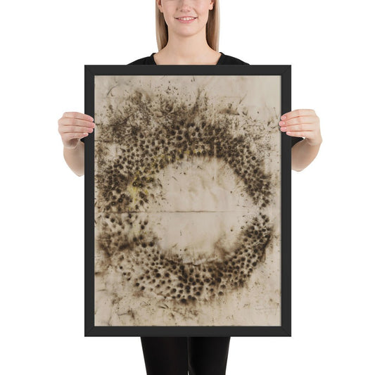 Drawing for Transient Rainbow by Cai Guo-Qiang, Framed poster