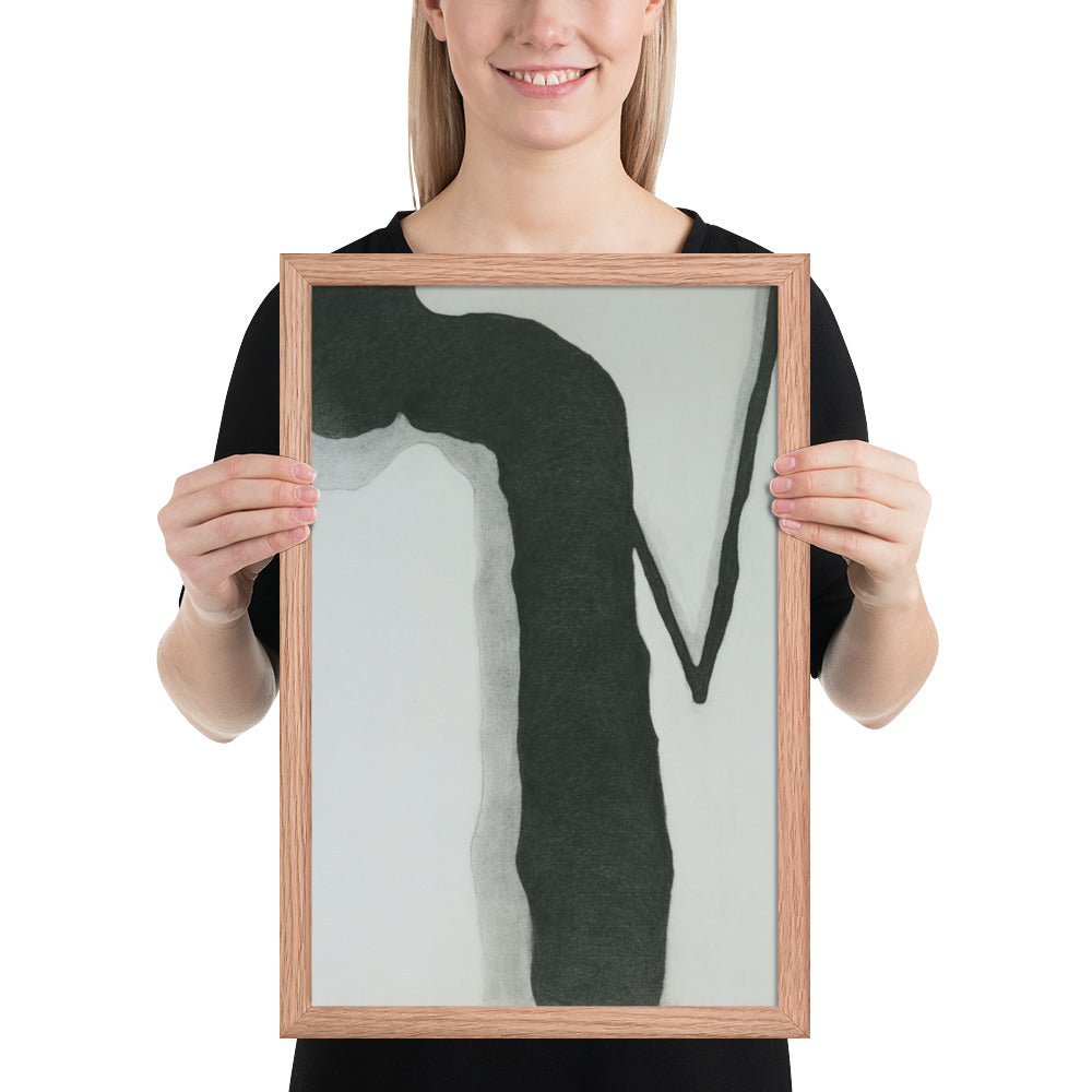 Drawing X by Georgia O'Keeffe, Framed poster