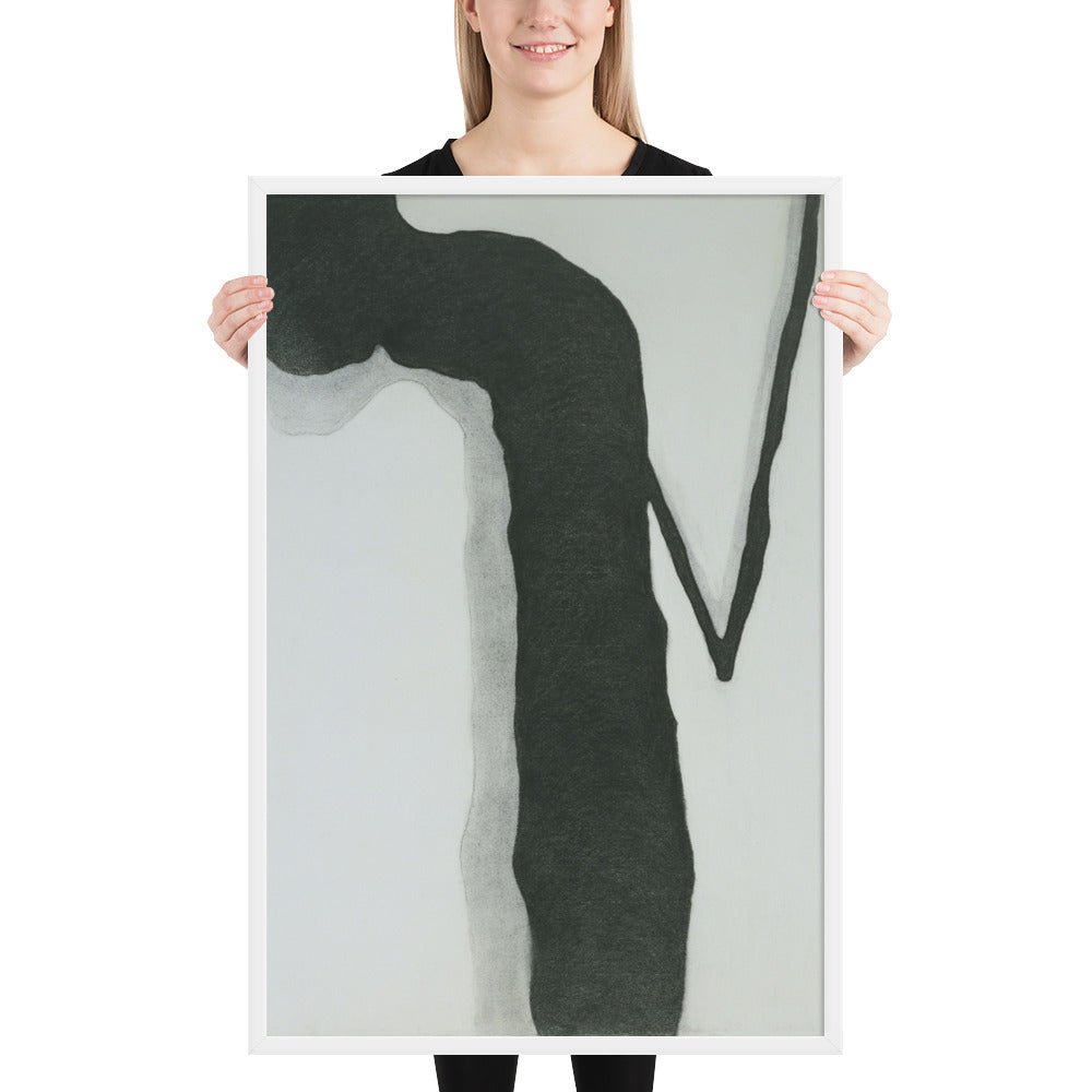 Drawing X by Georgia O'Keeffe, Framed poster