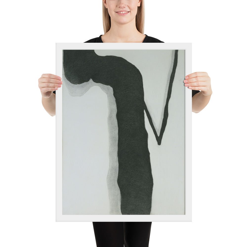 Drawing X by Georgia O'Keeffe, Framed poster