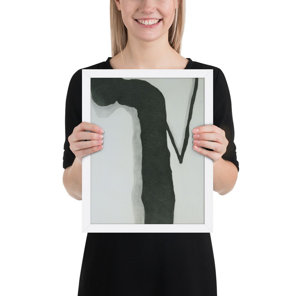 Drawing X by Georgia O'Keeffe, Framed poster