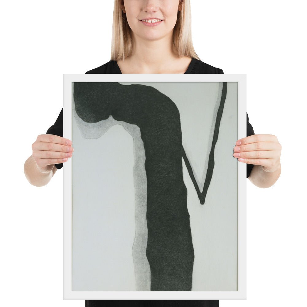 Drawing X by Georgia O'Keeffe, Framed poster