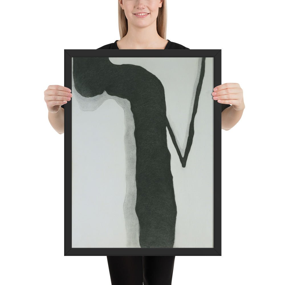 Drawing X by Georgia O'Keeffe, Framed poster