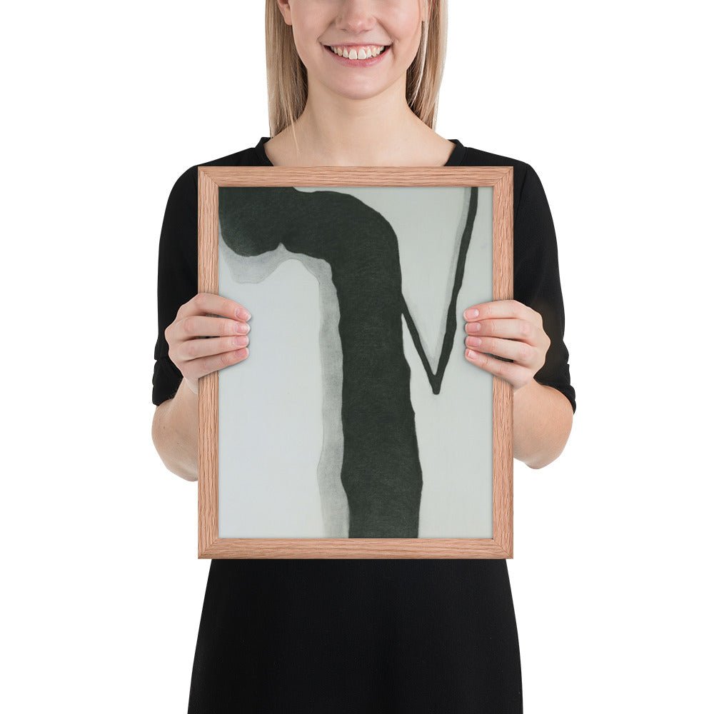 Drawing X by Georgia O'Keeffe, Framed poster