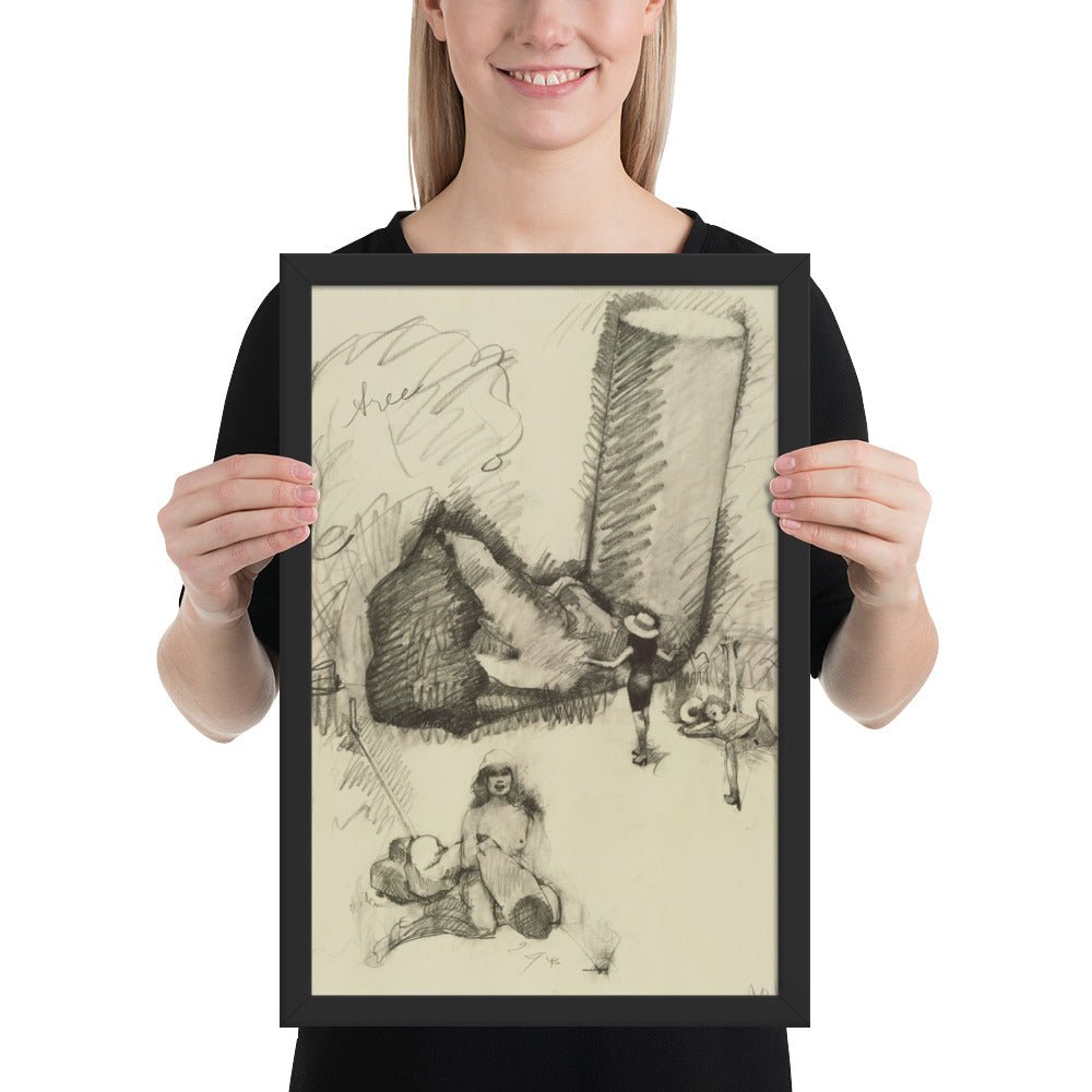 Dream State by Colossal Fagend, Framed poster