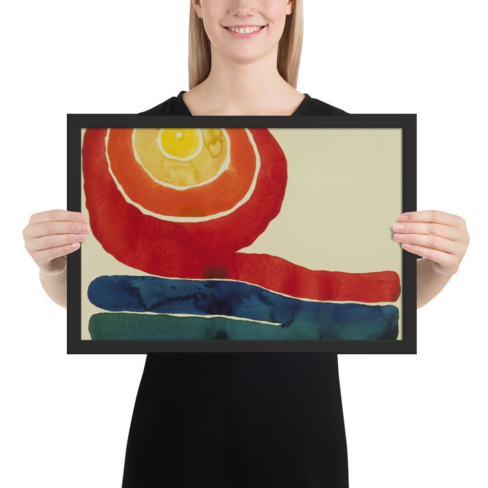 Evening Star, No. III by Georgia O'Keeffe, Framed poster