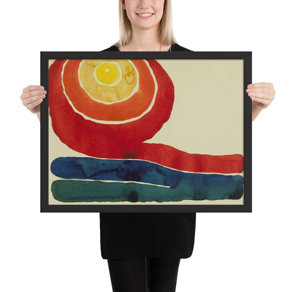 Evening Star, No. III by Georgia O'Keeffe, Framed poster