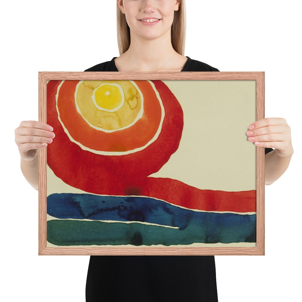 Evening Star, No. III by Georgia O'Keeffe, Framed poster