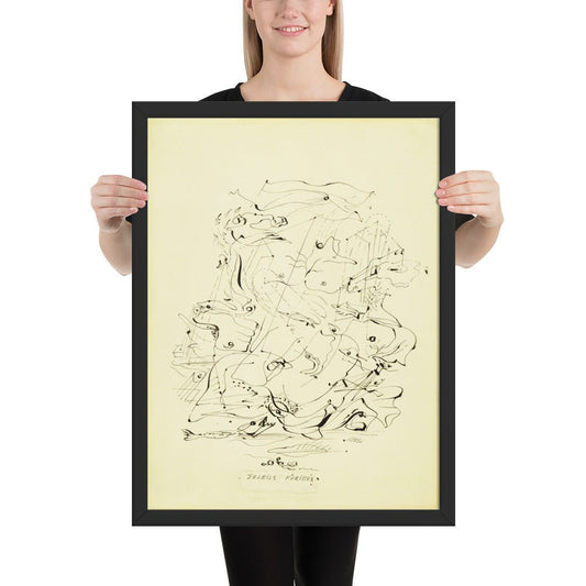 Furious Suns by André Masson, Framed poster
