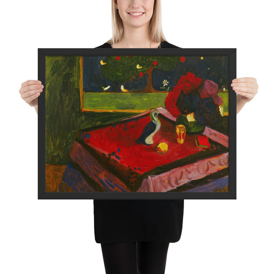 Interior by Gabrielle Münter, Framed poster