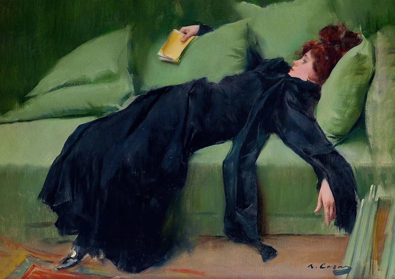 Jove decadent  (Decadent young woman)  1899 by Ramon Casas, A1 to A5 size print