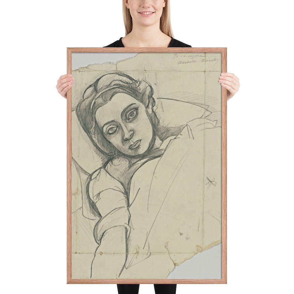 Leonora Portnoff by Arshile Gorky, Framed poster