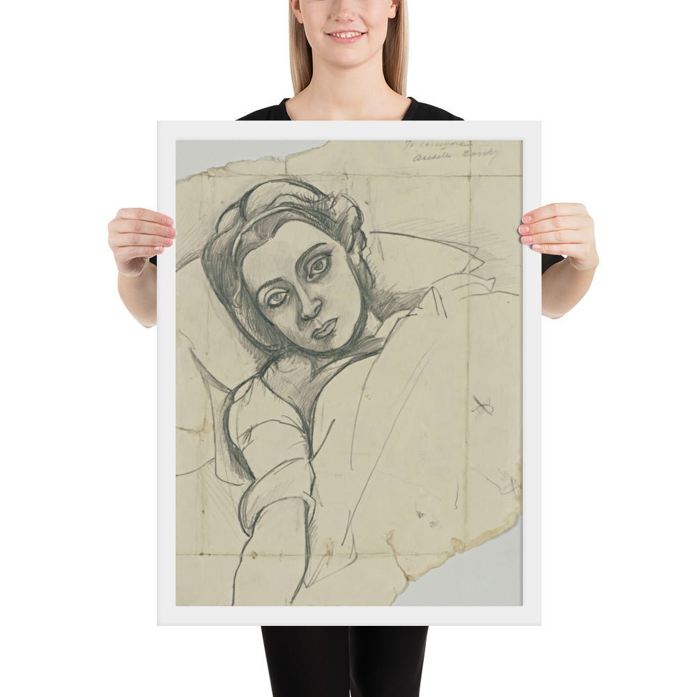 Leonora Portnoff by Arshile Gorky, Framed poster