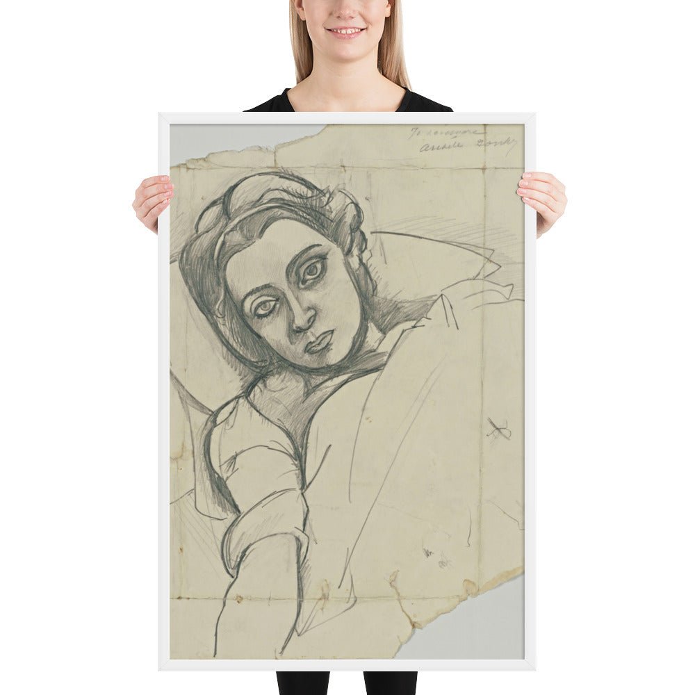 Leonora Portnoff by Arshile Gorky, Framed poster