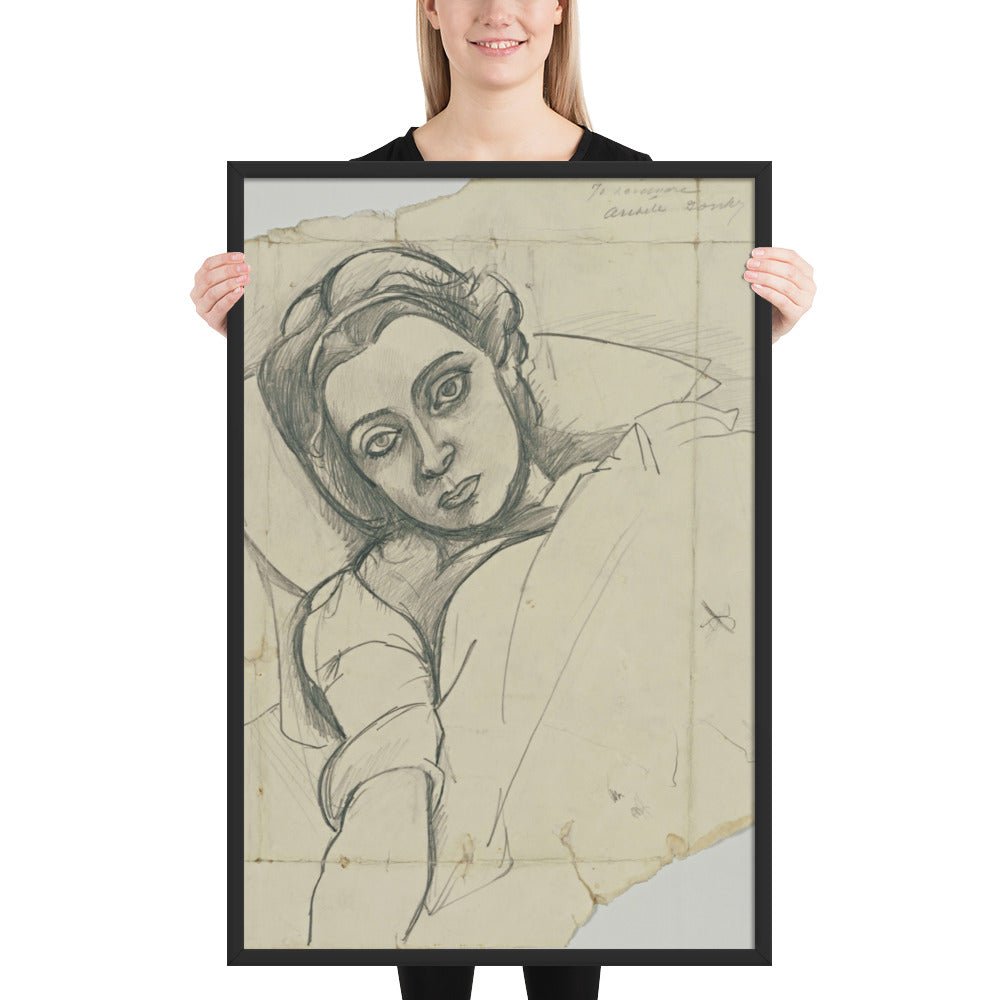 Leonora Portnoff by Arshile Gorky, Framed poster