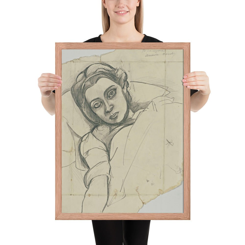 Leonora Portnoff by Arshile Gorky, Framed poster