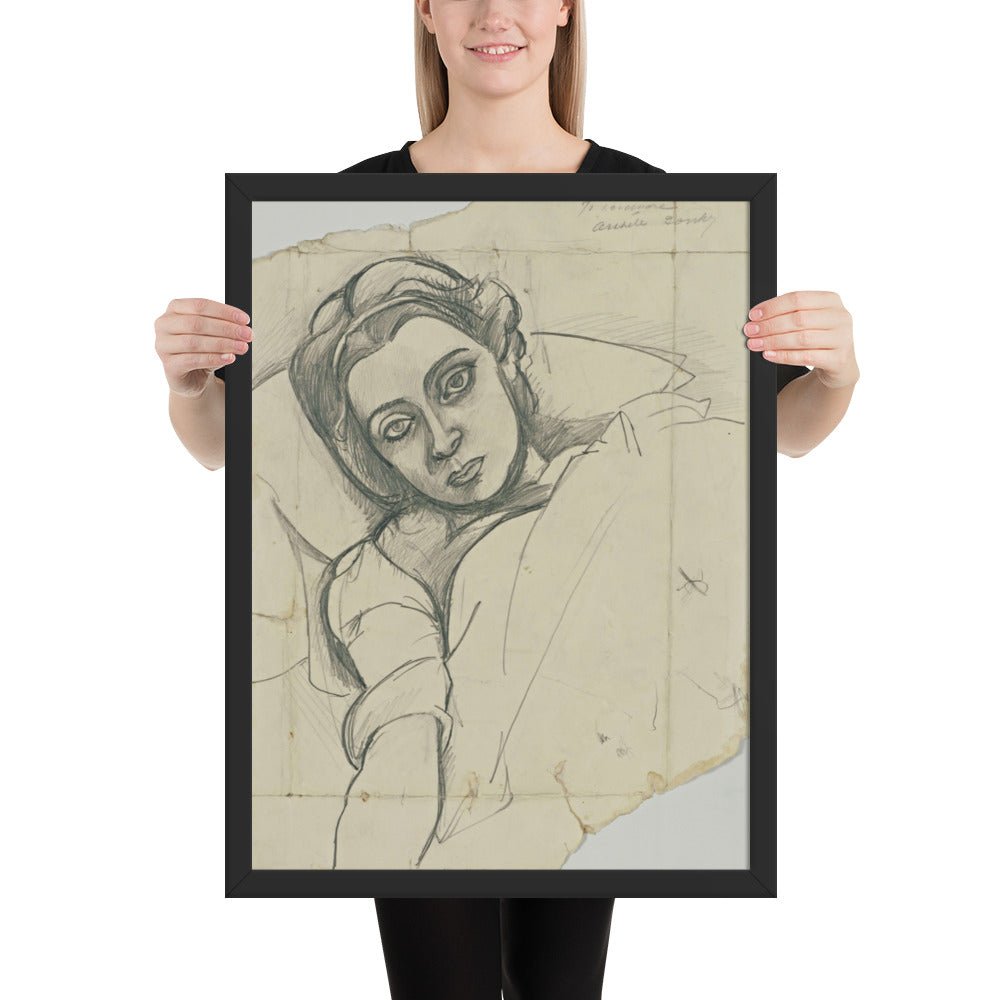 Leonora Portnoff by Arshile Gorky, Framed poster