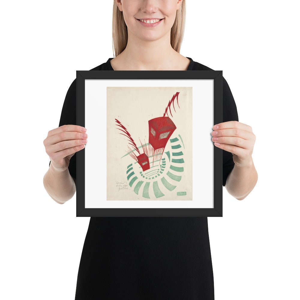Lifts (Elevators), 1930 by Cyril Power, vintage modernist art, Framed poster print
