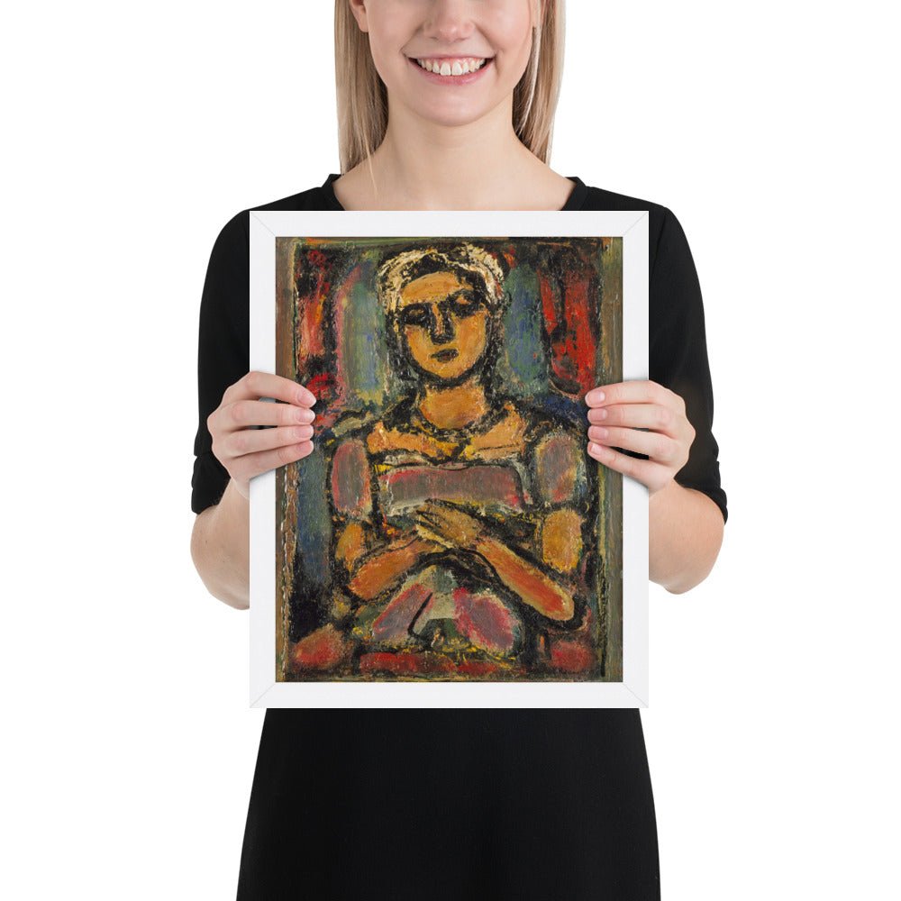 Little Peasant Girl by Georges Rouault, Framed poster