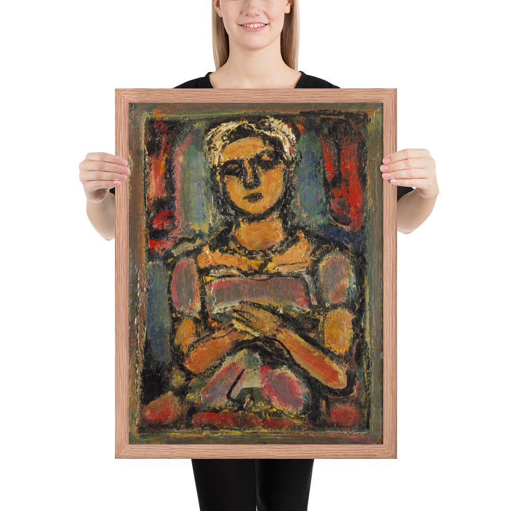 Little Peasant Girl by Georges Rouault, Framed poster