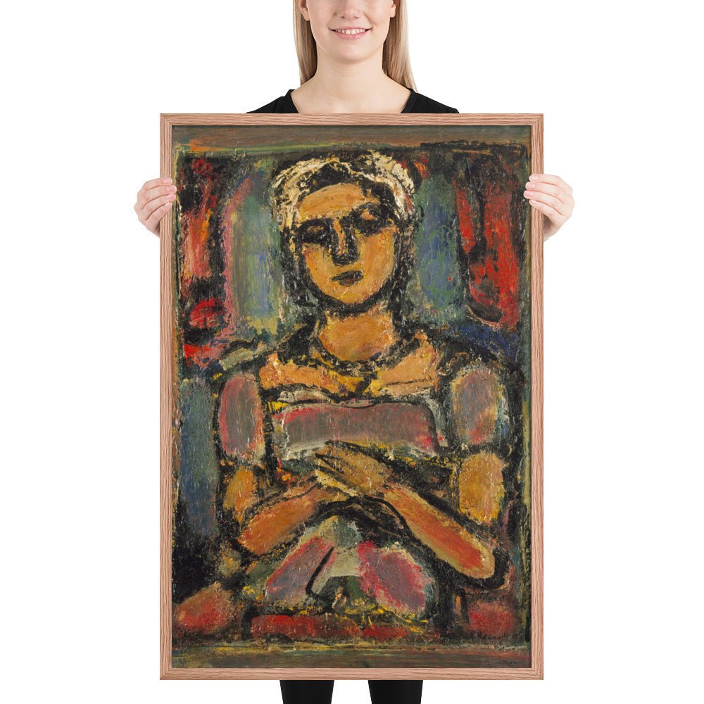 Little Peasant Girl by Georges Rouault, Framed poster