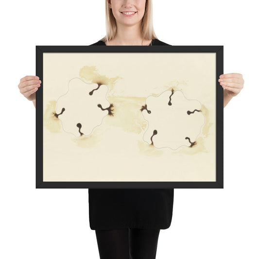 Lonely Deserts by Ernesto Neto, Framed poster
