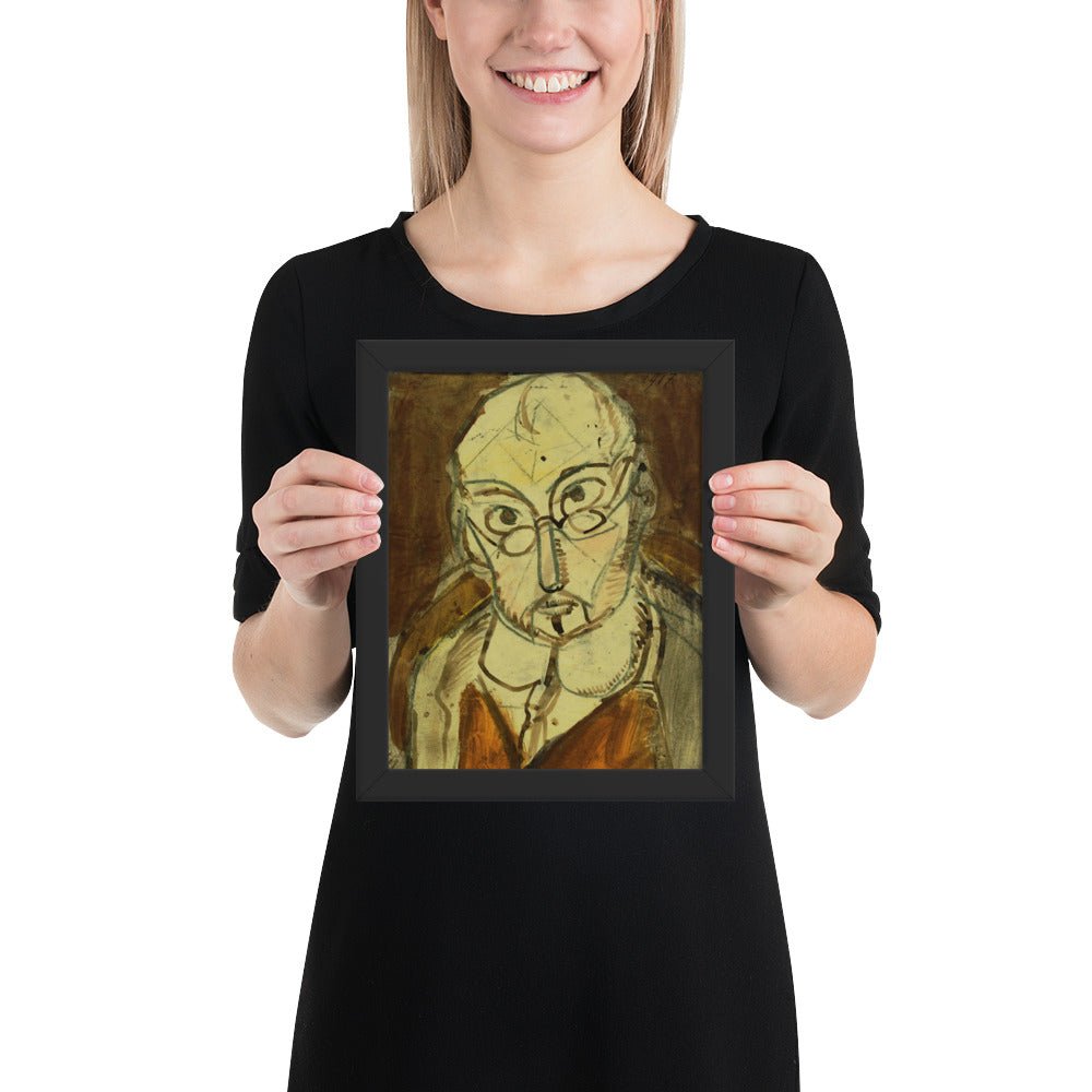 Man with Spectacles by Georges Rouault, Framed poster