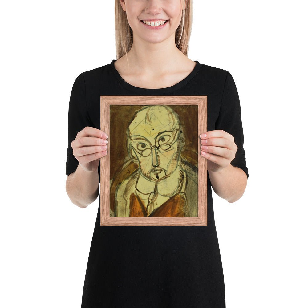 Man with Spectacles by Georges Rouault, Framed poster