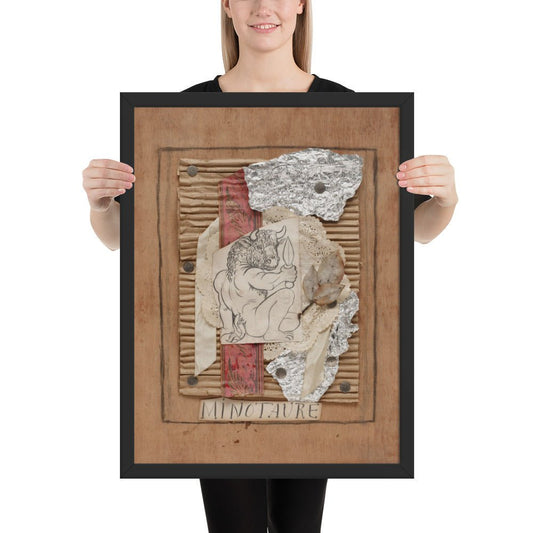 Maquette for the cover of the journal Minotaure by Pablo Picasso, Framed poster
