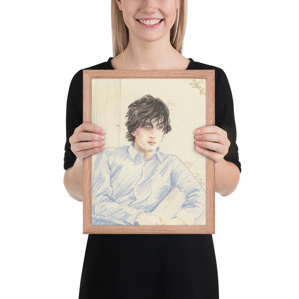 Marc by Elizabeth Peyton, Framed poster