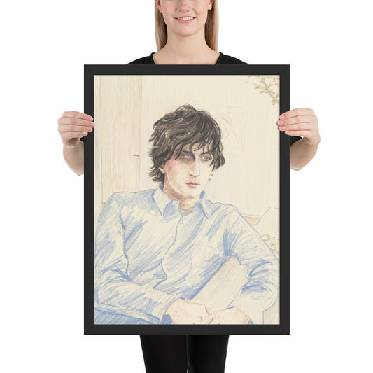 Marc by Elizabeth Peyton, Framed poster