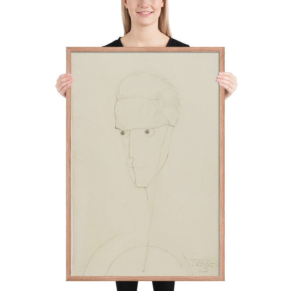 Marcel Duchamp by Jean Crotti, Framed poster